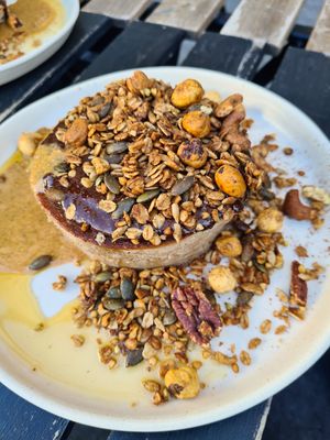 Choco Pancakes at Nola Kitchen in Porto