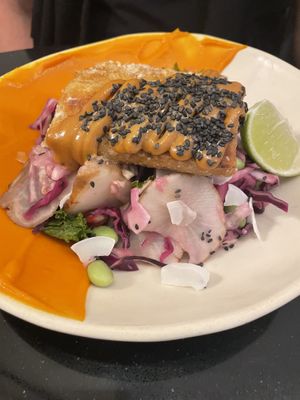 Crispy bowl  at Nola Kitchen in Porto