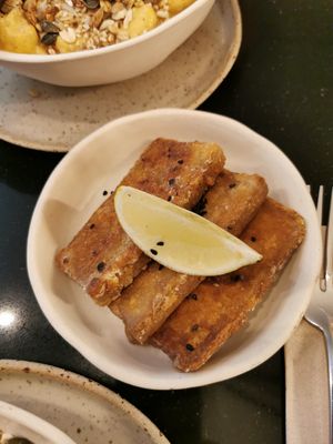 Crispy tofu at Nola Kitchen in Porto