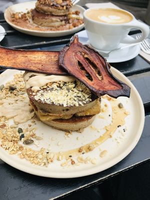 Salty pancake without egg  at Nola Kitchen in Porto