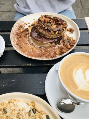 Choco(licious) pancake   at Nola Kitchen in Porto