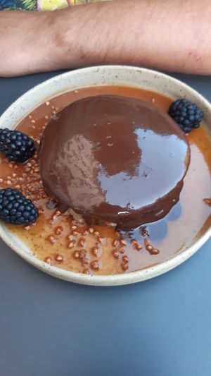 Hazelnut pancake at Nola Kitchen in Porto