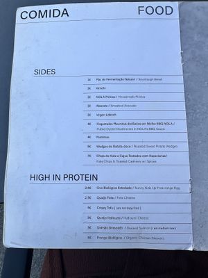 Sides  at Nola Kitchen in Porto