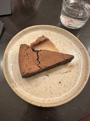 Chocolate cake  at Nola Kitchen in Porto