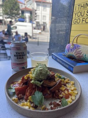 Loaded wedges  at Nola Kitchen in Porto