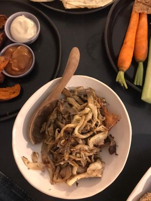 Mushrooms at Nola Kitchen in Porto