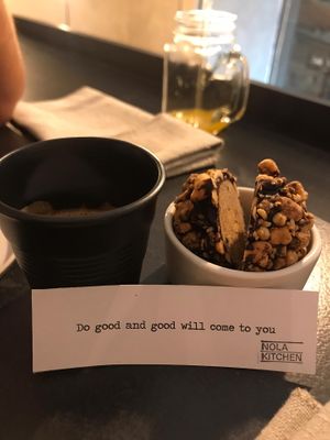 Snickers ball at Nola Kitchen in Porto