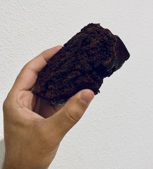 Brownie de chocolate y aguacate at Velvet Bakery in Vitoria Gasteiz