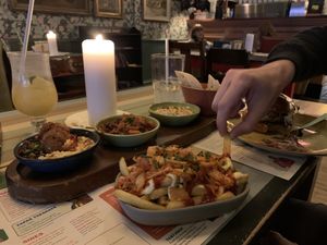 Kimchi loaded fries & tapas   at Lounges - Granello Lounge in Hitchin