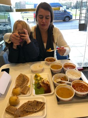 A table to sit at Jalsa in North West London