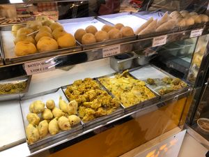 Different fried foods at Jalsa in North West London