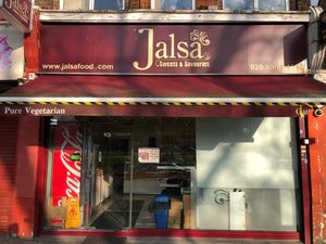 Outside at Jalsa in North West London