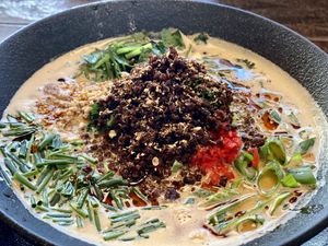 Vegan ramen  at Mensho Tokyo in San Francisco