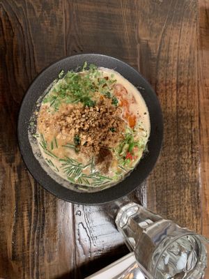 Vegetarian ramen at Mensho Tokyo in San Francisco