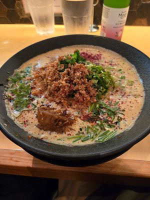Spicy Tantamen at Mensho Tokyo in San Francisco