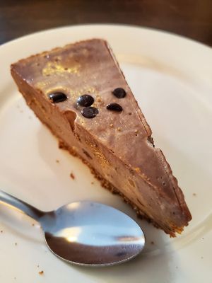 Think this was the mocha cheesecake. My sister was plenty impressed! at Yak N Yeti II in Carlisle