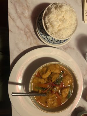 Penang with tofu   at The Basement in Ashbourne