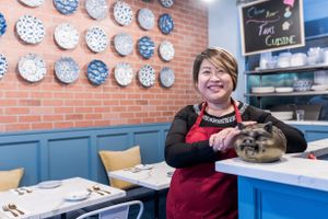 Angie, the owner at Charm Kao in Brooklyn