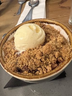 Crumble  at The Heart of Northumberland  in Hexham