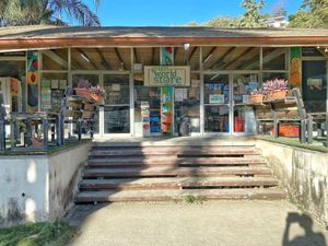 Store front  at Green World Store in Santa Teresa