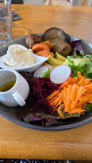 Buddha bowl at The Terrace Arts Cafe - Artannapola in Seaton