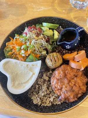 Buddha bowl  at The Terrace Arts Cafe - Artannapola in Seaton