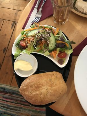 Salad at The Terrace Arts Cafe - Artannapola in Seaton