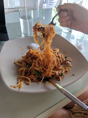 Amazing Vegan Pad Thai at Sweet Monkey in Ao Nang