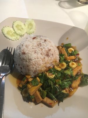 Pad ga pow at Sweet Monkey in Ao Nang