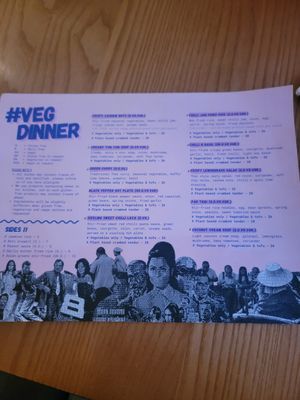 Menu (March 2024) at Nahm  in Nelson