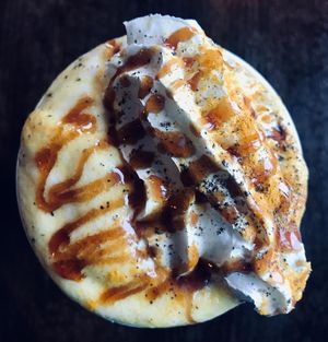 Vegan coffee golden latte☕️ at Boutique Hotel View in Amsterdam