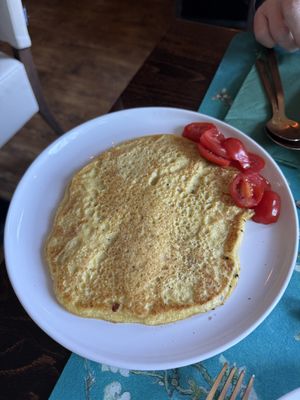 Vegan Omelette  at Boutique Hotel View in Amsterdam