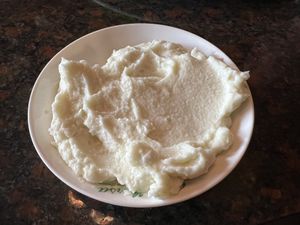 Garlic paste  at La Marsa in Brighton