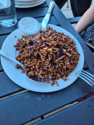 Lentil dish at La Marsa in Brighton
