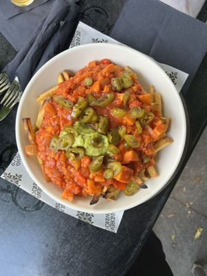 loaded chili fries  at St Andrews Brewing Co. in St Andrews