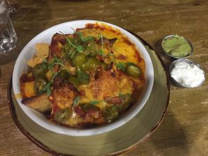 Vegetarian chili at St Andrews Brewing Co. in St Andrews