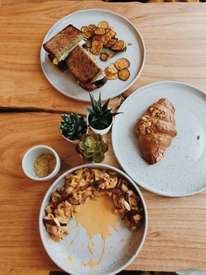 vegan mac and cheese is a must try! at Vterra in Kuwait City