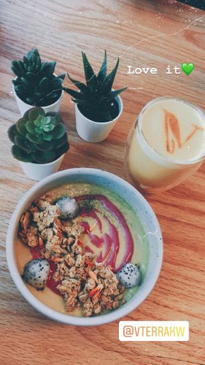 Acai bowl💛 at Vterra in Kuwait City
