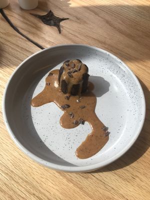 Salted Caramel Brownie at Vterra in Kuwait City