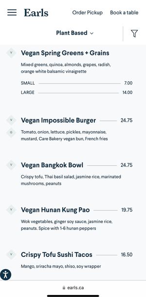   at Earls Kitchen + Bar - 23rd St NE in Calgary