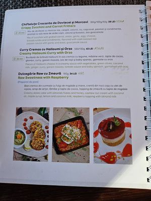 New vegetarian/vegan menu 2 at KUIB in Sinaia