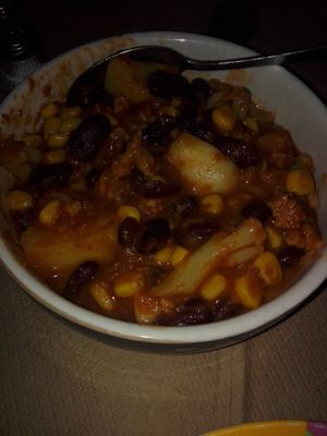 Vegan Goulash at Peter kai Milia in Istiaia