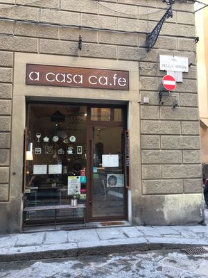 From the street at A Casa Ca.Fe in Florence