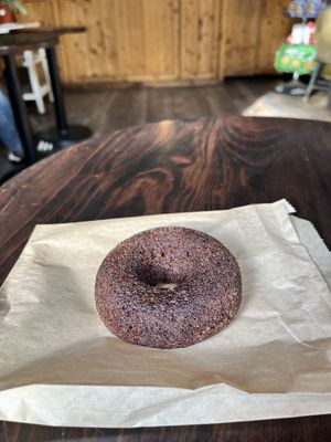 Vegan apple cider donut  at Familiars in Brooklyn