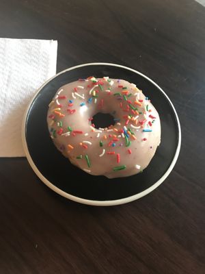 Their strawberry sprinkle  at Familiars in Brooklyn