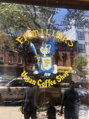 Front of shop at Familiars in Brooklyn