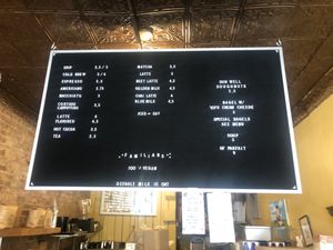 Coffees at Familiars in Brooklyn