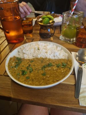 Lentil Curry at Mercado Bio in Pico