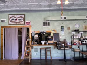 Serving window   at Farm to Face Cafe in Baltimore