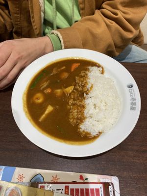 Vegetable curry  at CoCo Ichibanya in Tachikawa